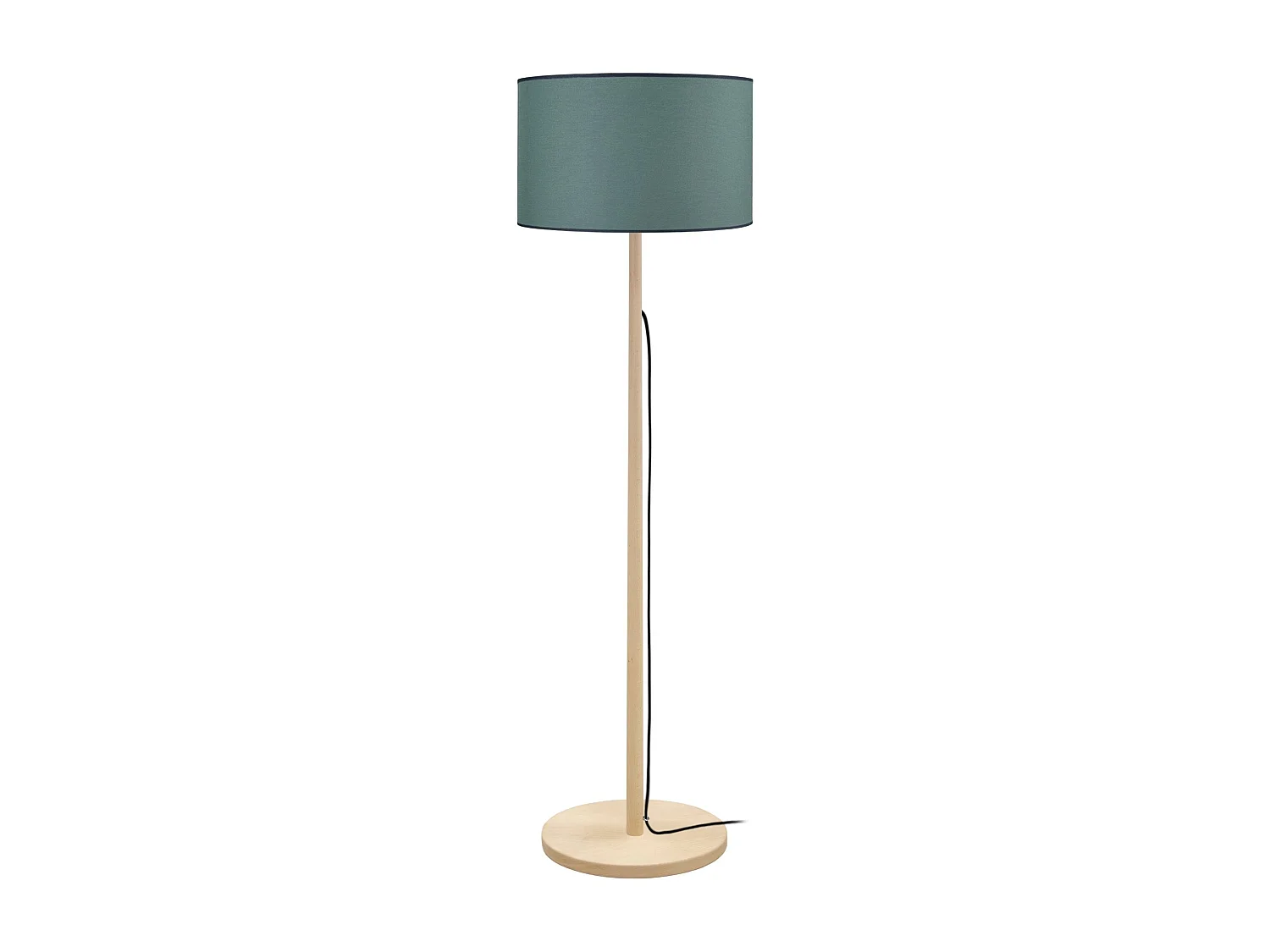 Lampadaire TOSEL ,bois,naturel, H 142xD30xP30cm