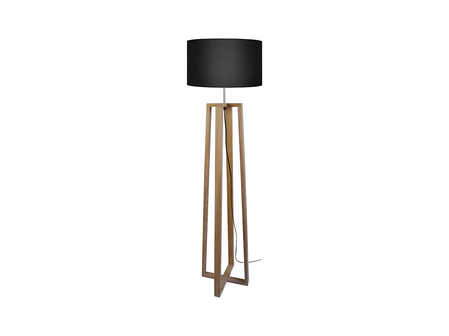 Candeeiro de Pé TOSEL TRIBERG metal tripé amarelo D40 x  H170  cm