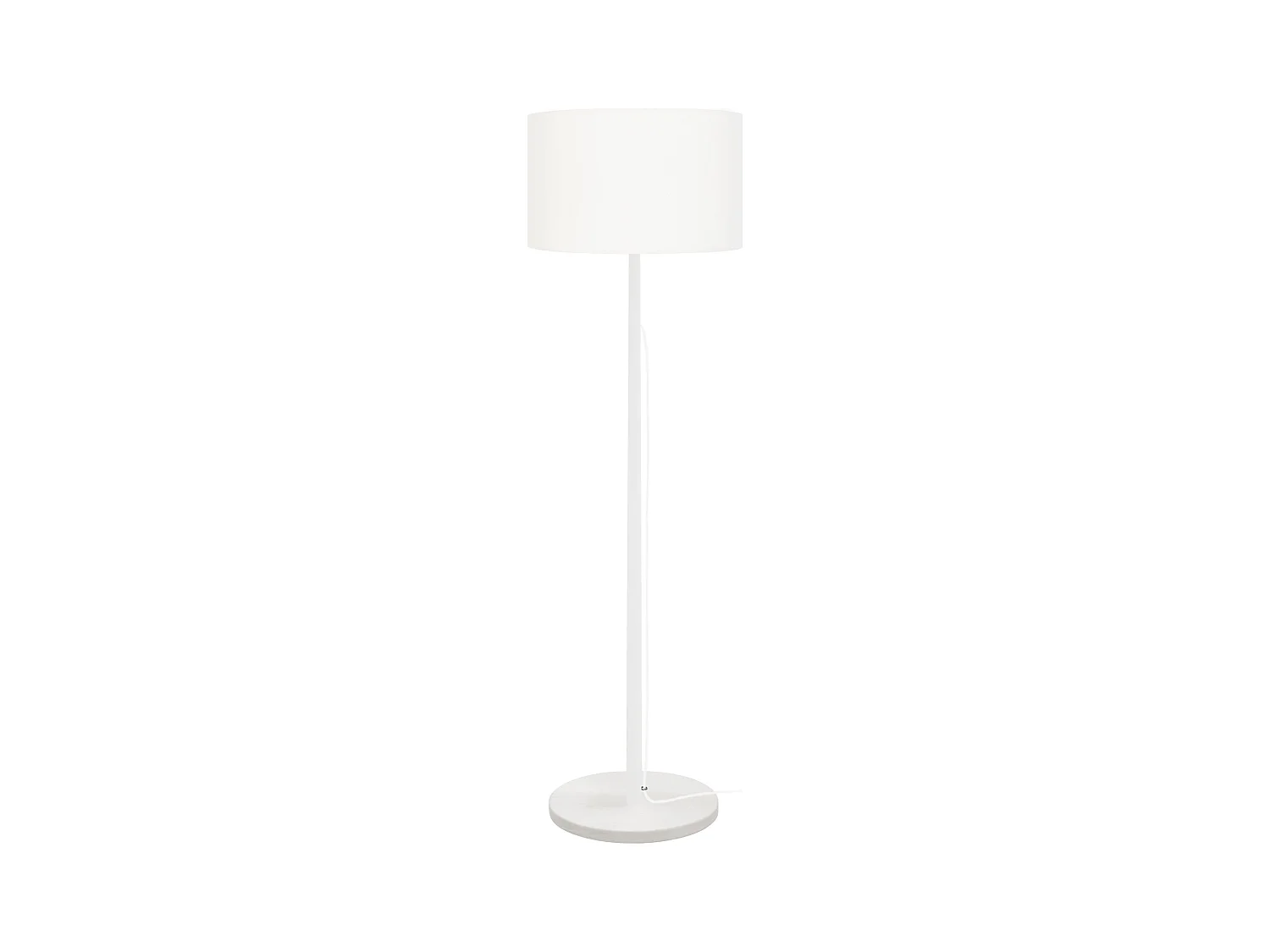 Lampadaire TOSEL ,bois,Blanc   ,H142xD30xP30cm
