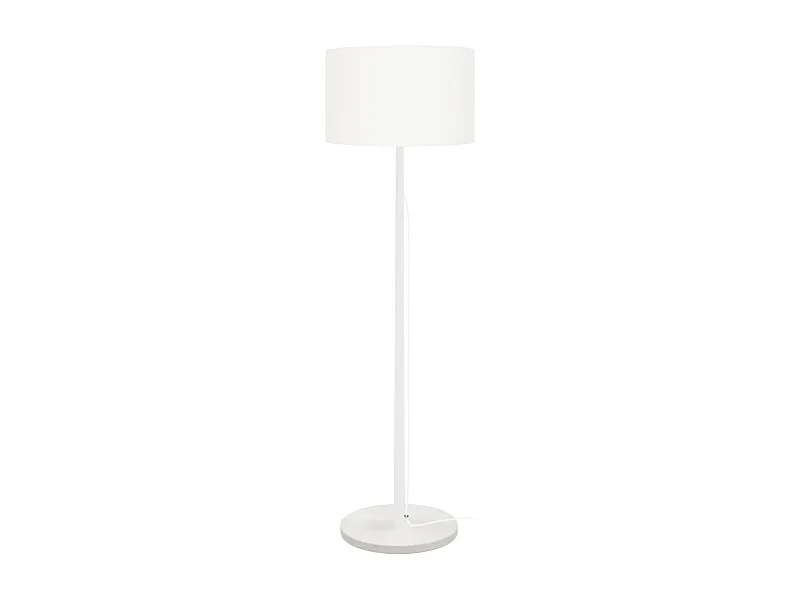 Lampadaire TOSEL ,bois,Blanc   ,H142xD30xP30cm