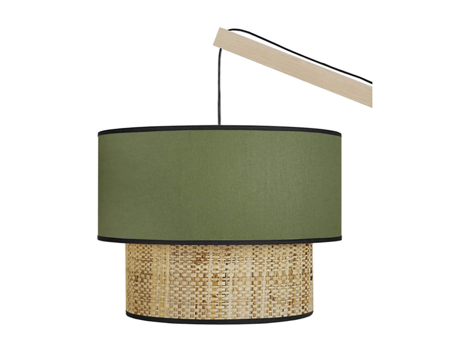 Lampadaire TOSEL ,bois,naturel,H 190x D40xP40cm