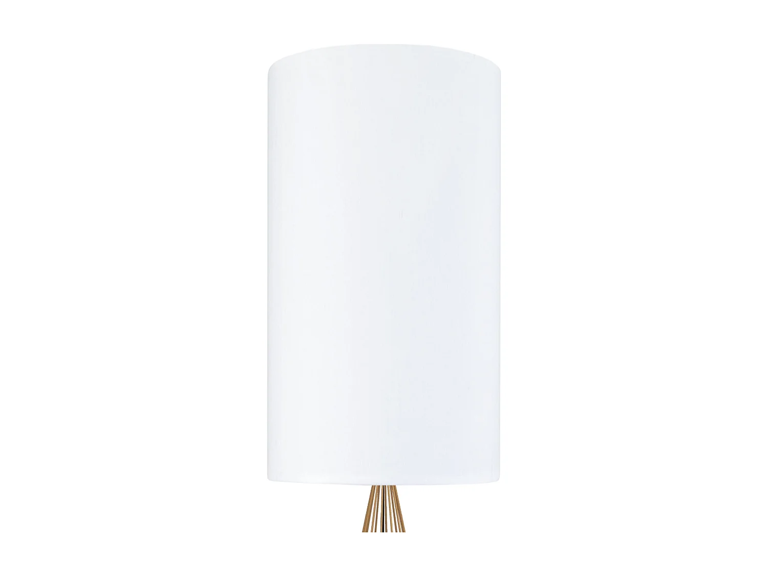 Candeeiro de Pé TOSEL LISBURNE tecido coluna branco D30 x  H155  cm