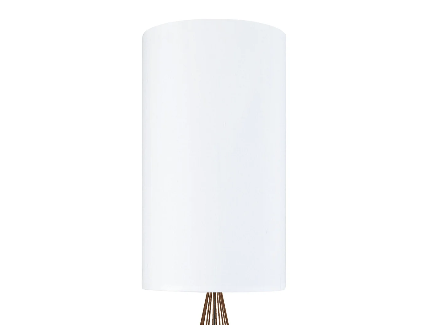 Candeeiro de Pé TOSEL BRADFORD tecido coluna branco D40 x  H155  cm