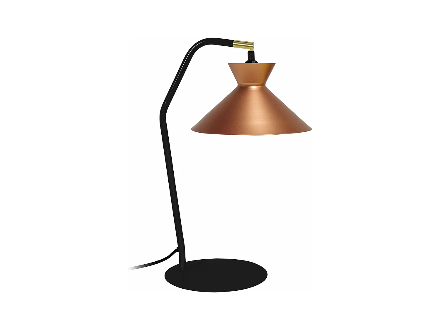 Candeeiro de pé para leitura TOSEL BILEZA metal coluna preto D36 x  H150  cm