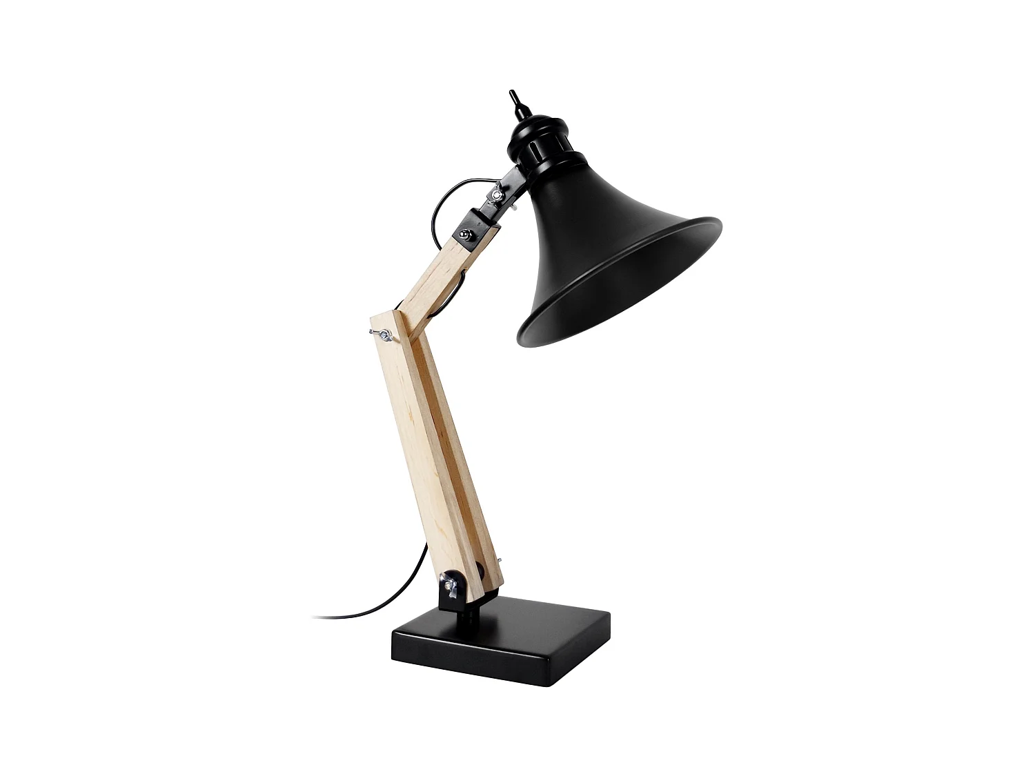 Candeeiro de pé para leitura TOSEL AQUITAINE metal tripé cinza D30 x  H150  cm