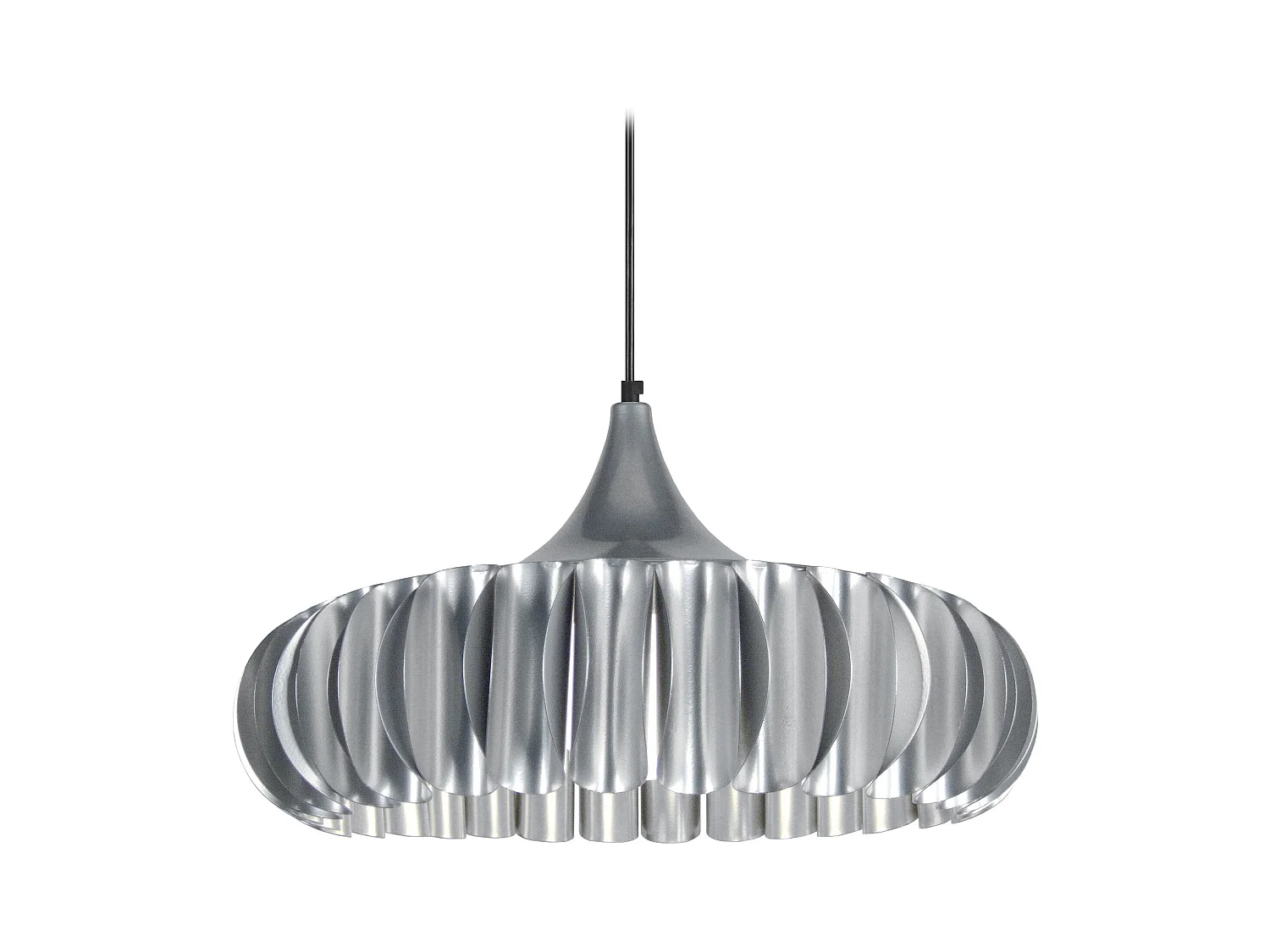 Suspension TOSEL ,métal,Aluminium, H 80xD40x P 40cm