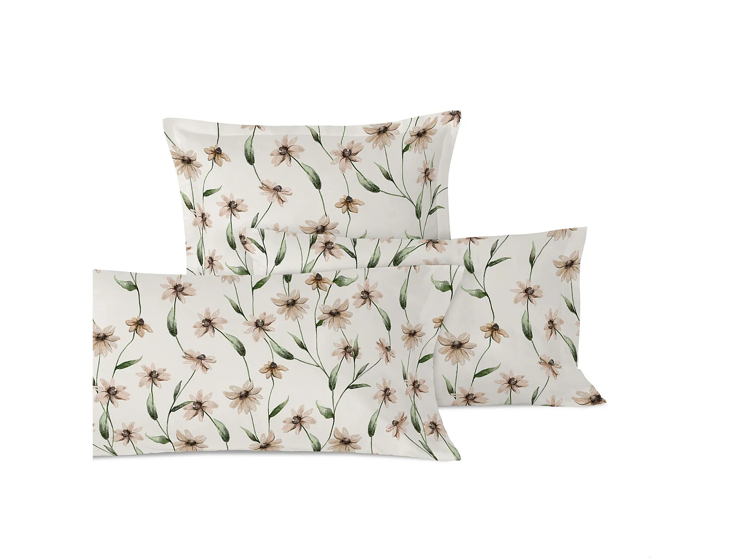 Funda de almohada 50x75 cm (x2) (Cama 150/160) Tinny bloom