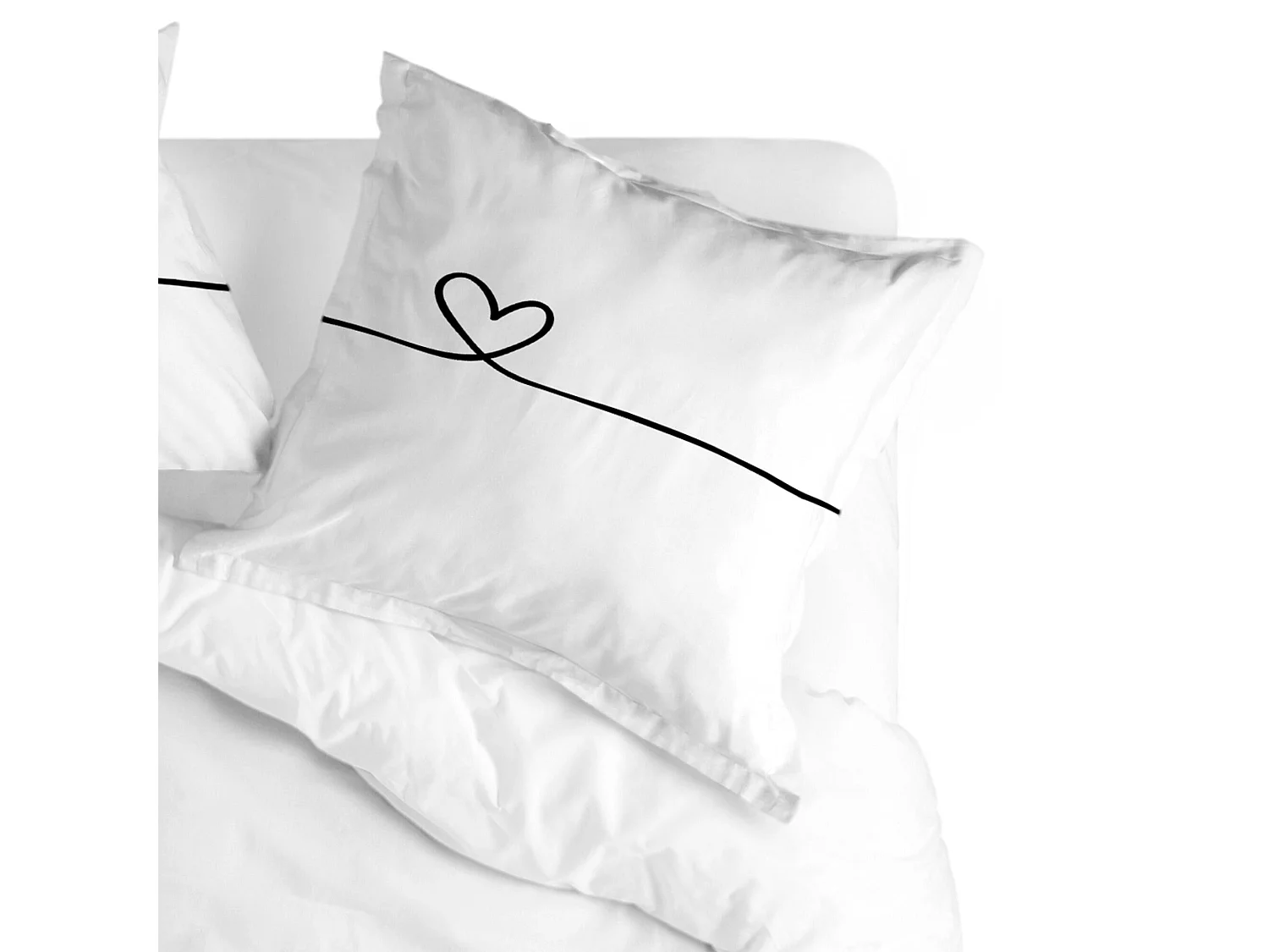 Taie d'oreiller 60x70 cm My love