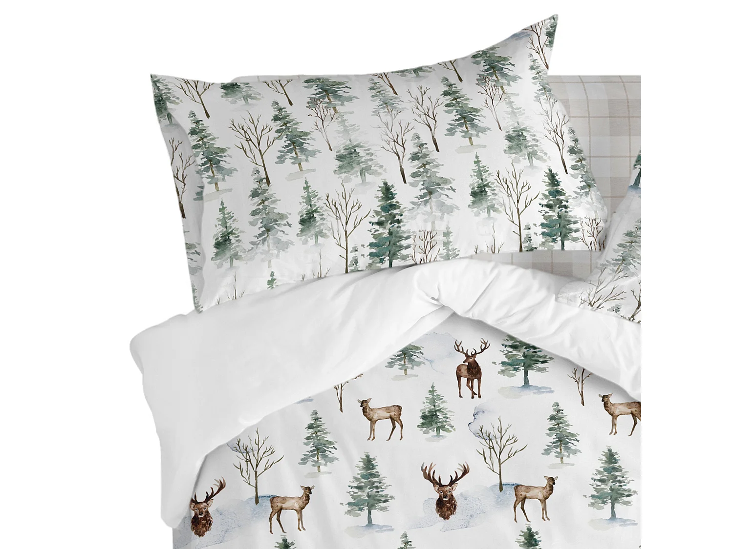 Taie d'oreiller 80x80 cm Mystical winter