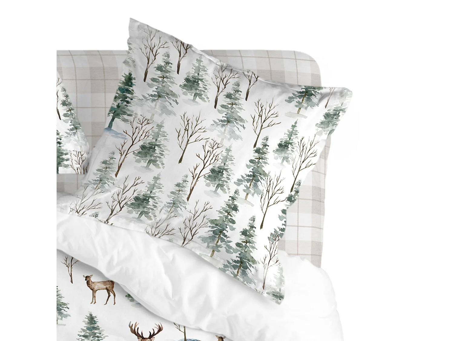 Taie d'oreiller 80x80 cm Mystical winter