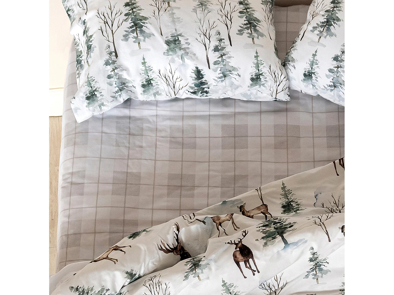 Taie d'oreiller 80x80 cm Mystical winter