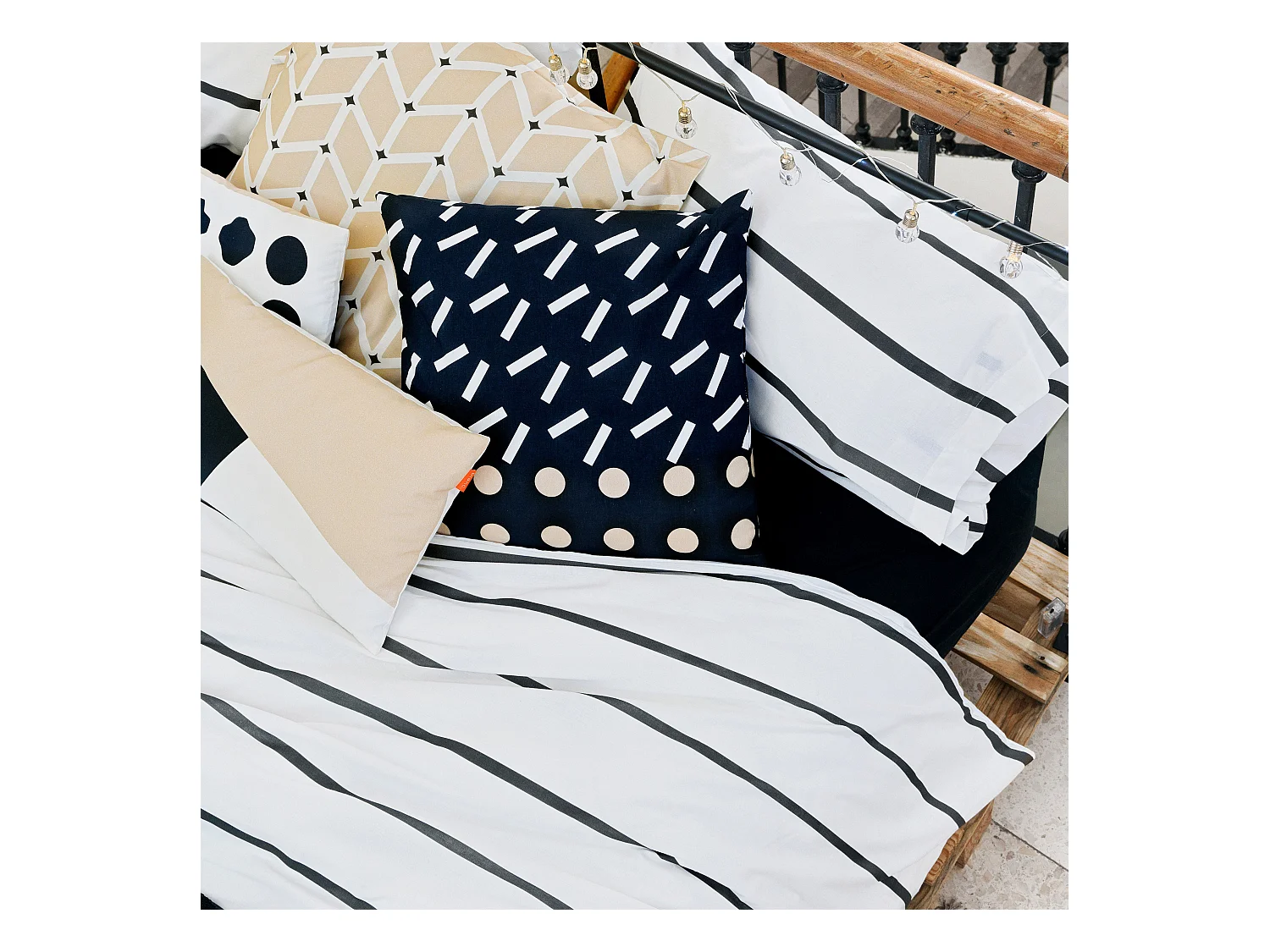 Taie d'oreiller 80x80 cm Blush sand