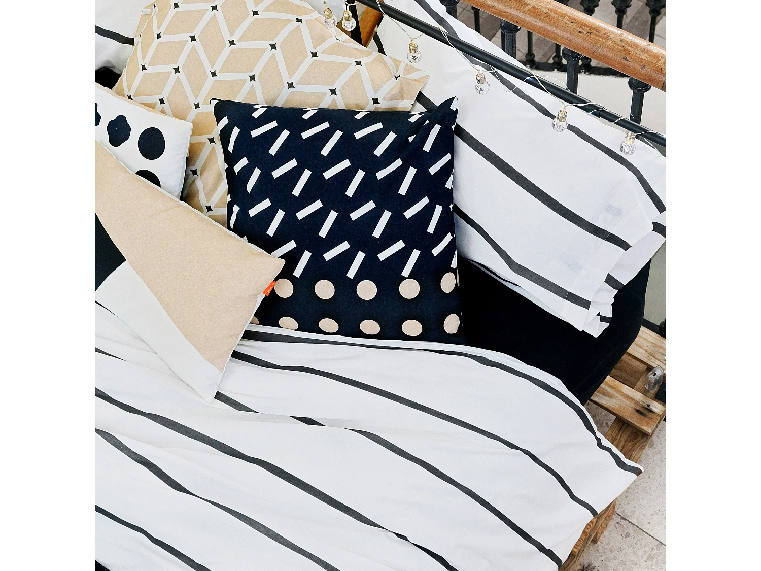 Kussensloop 80x80 cm Blush sand