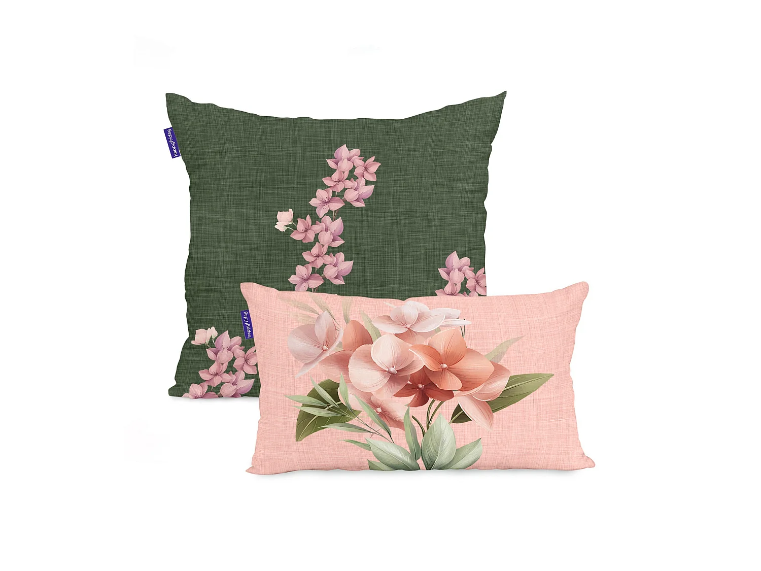 Housse de coussin 50x50 + 50x30 cm Summer floral