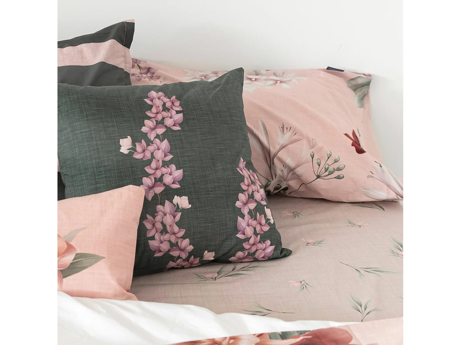 Kissenbezug 45x155 cm (Bed 135/140) Summer floral