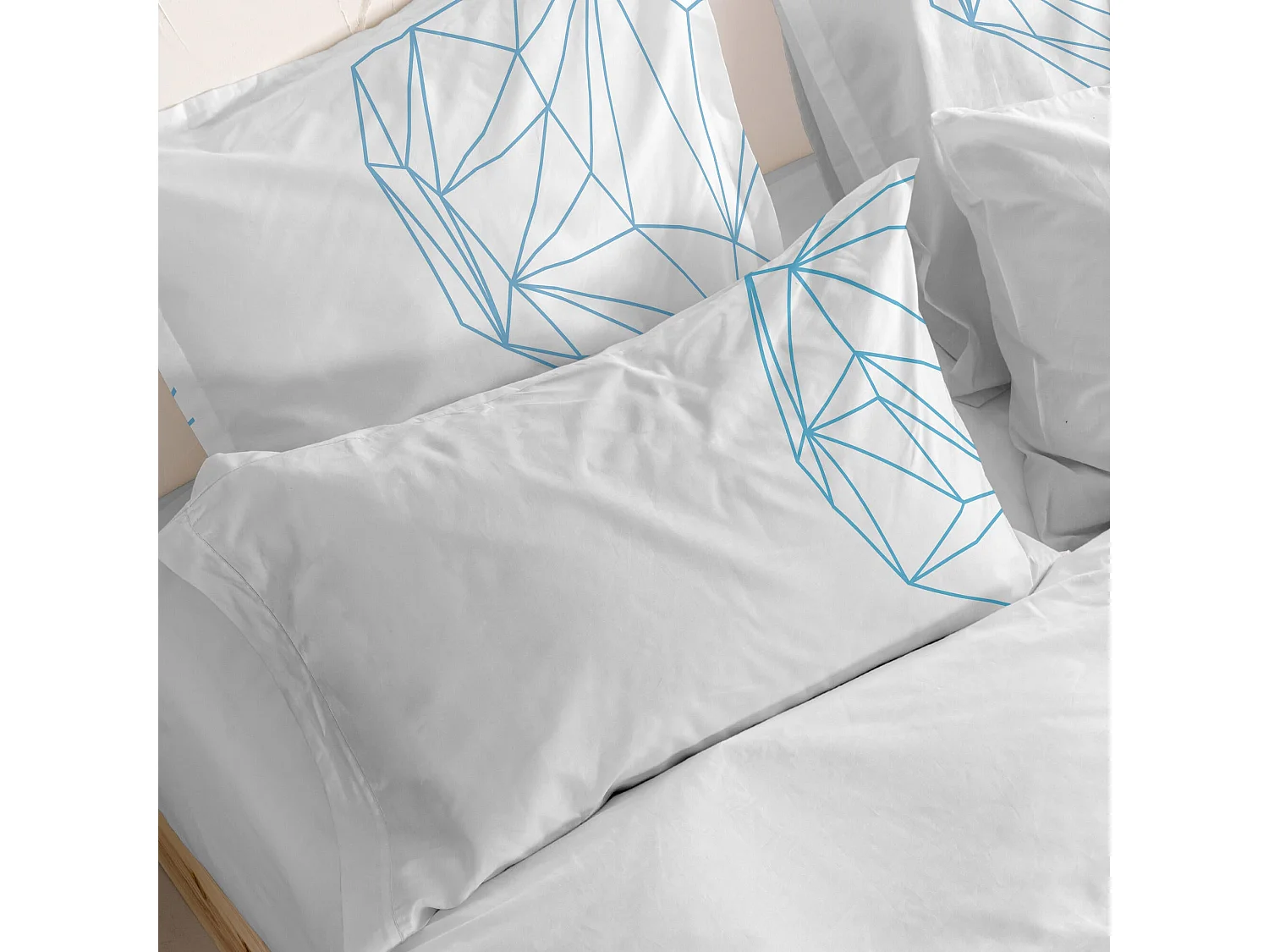 Taie d'oreiller 80x80 cm Heart