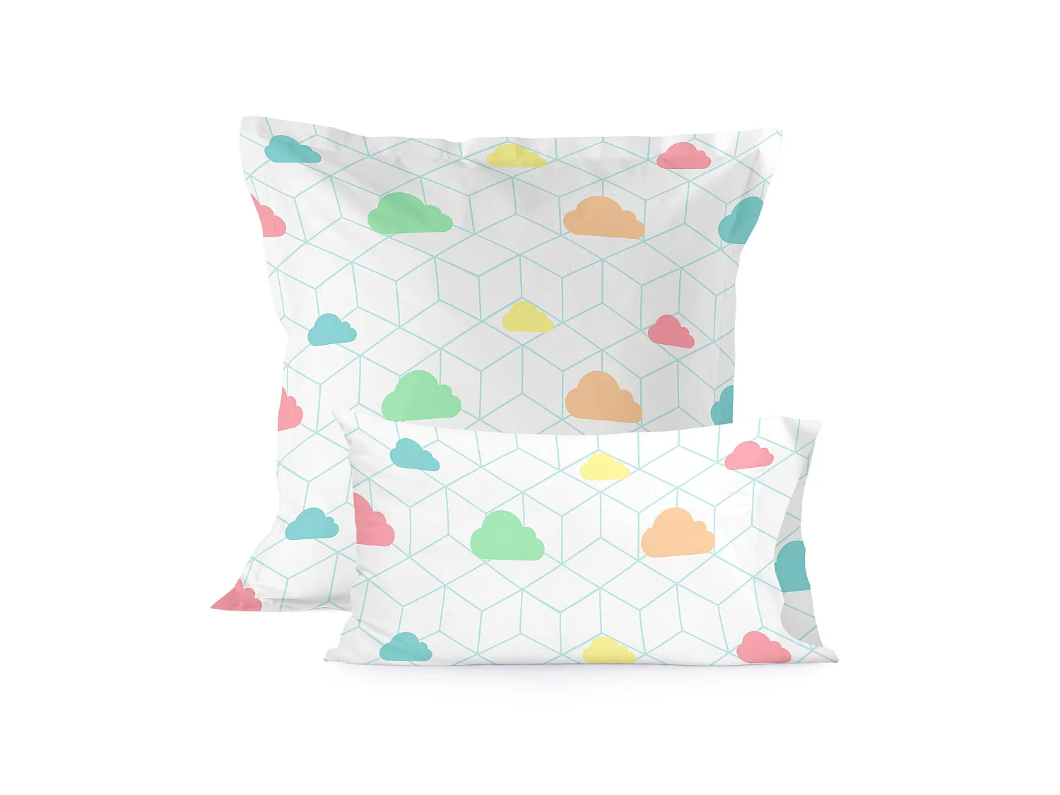 Taie d'oreiller 60x70 cm Rainbow