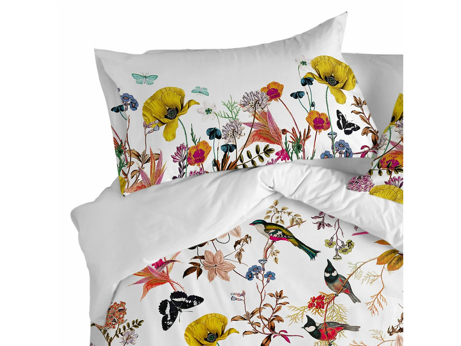 Funda de almohada 80x80 cm Birds of paradise