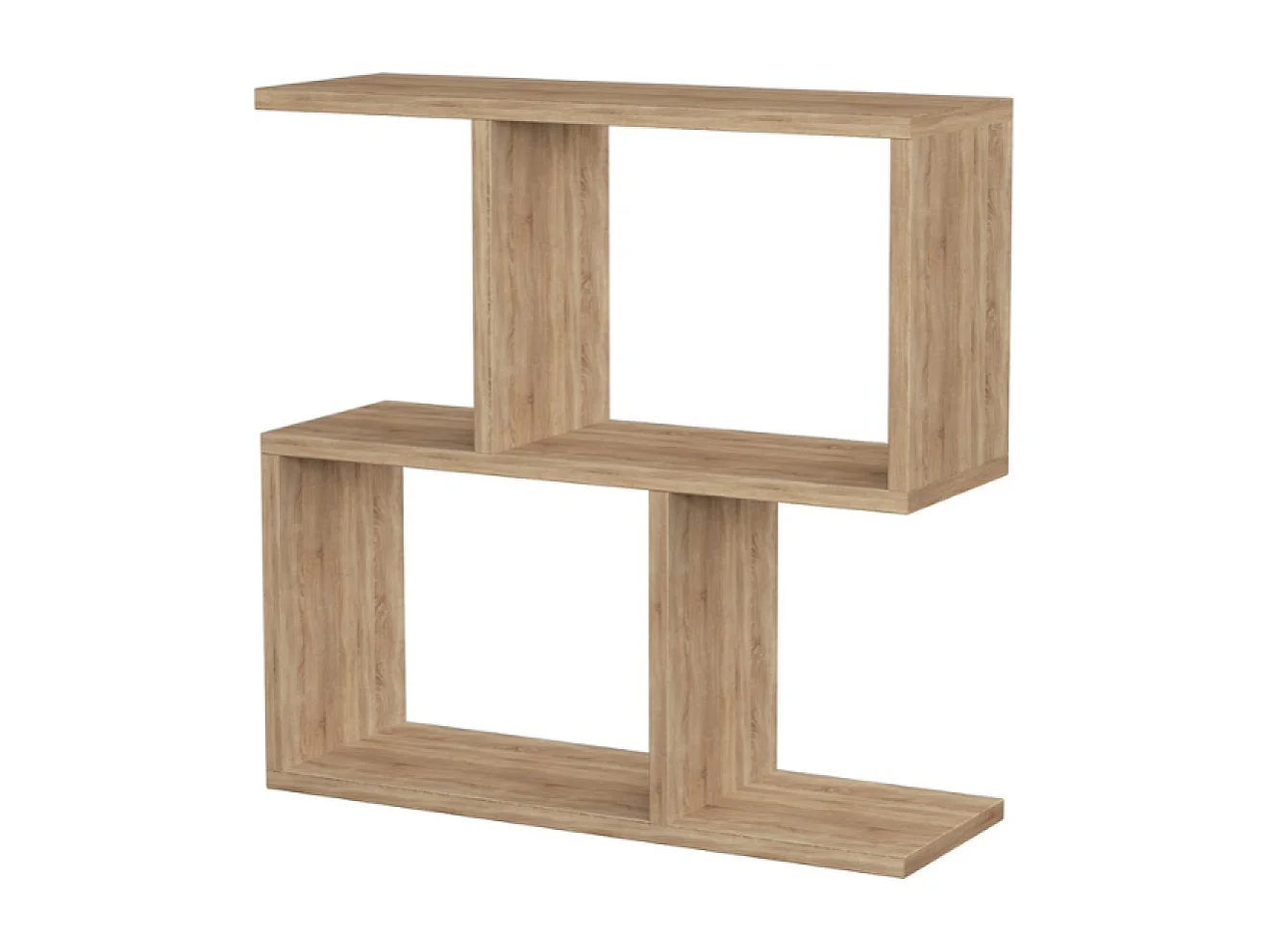 Holzregal TAKA mit einzigartigem Design und offenen und geschlossenen Regalen
