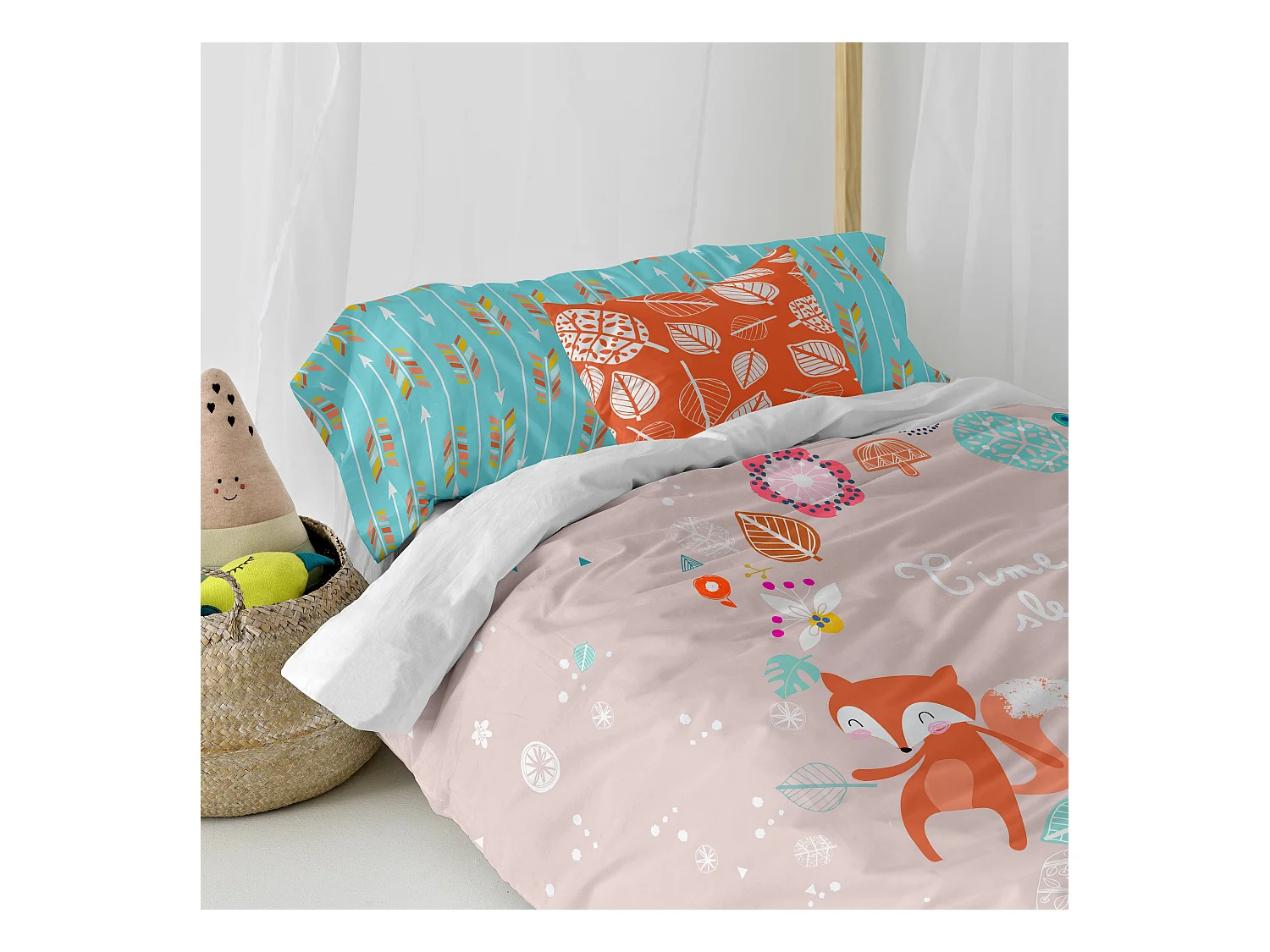 Bettbezug set 2 teiliges 155x220 cm (Bett 80/90) Fantasy
