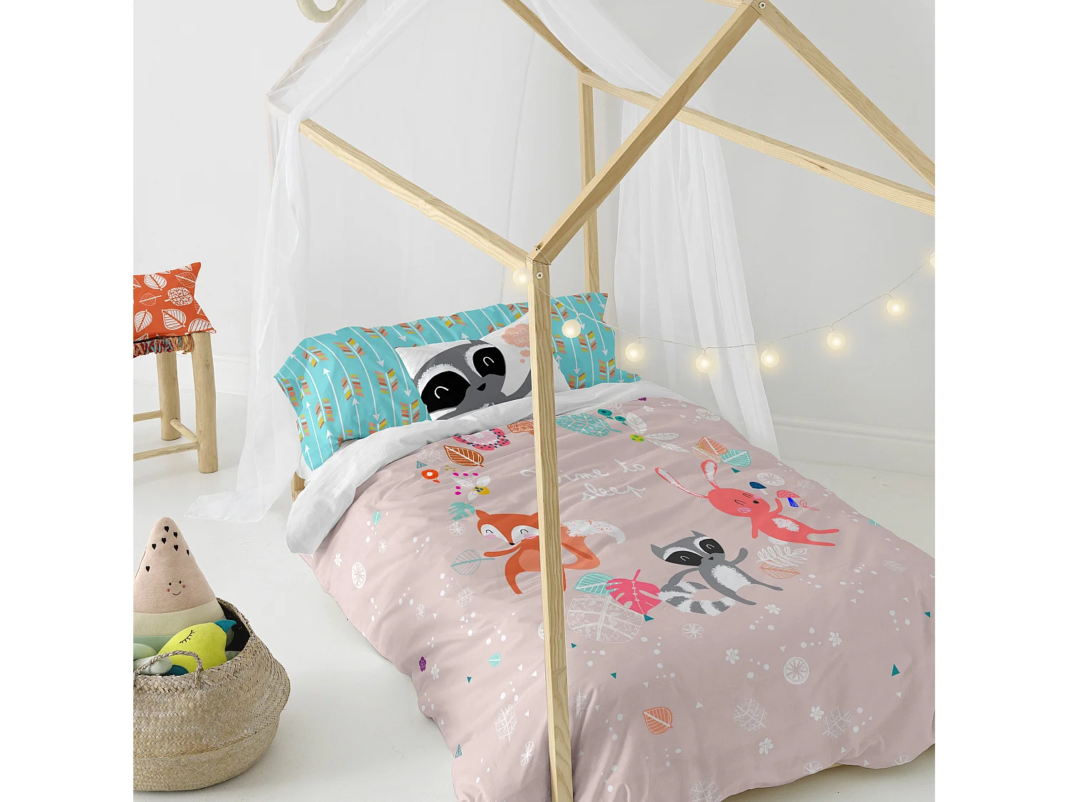 Bettbezug set 2 teiliges 155x220 cm (Bett 80/90) Fantasy