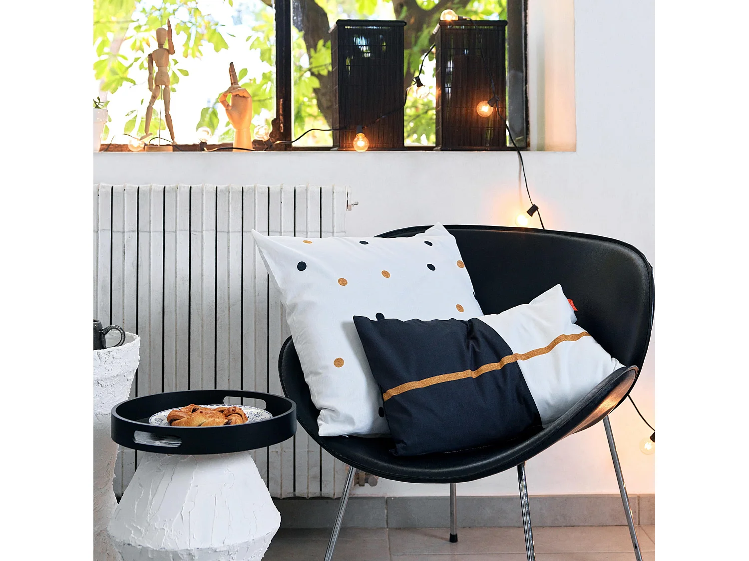 Housse de couette 140x200 cm (Lit 80) Golden dots