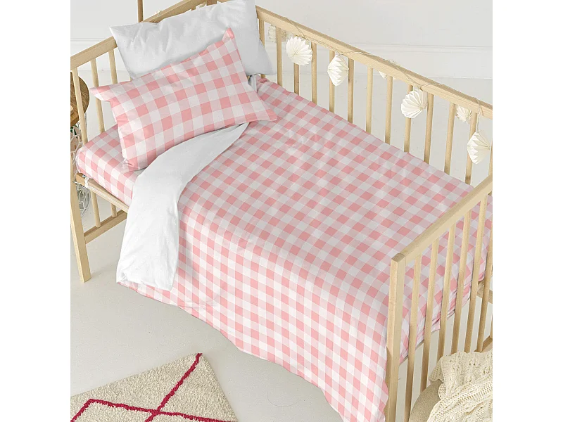 Bettbezug set 2 teiliges 100x135 cm (Kinderbett) Vichy