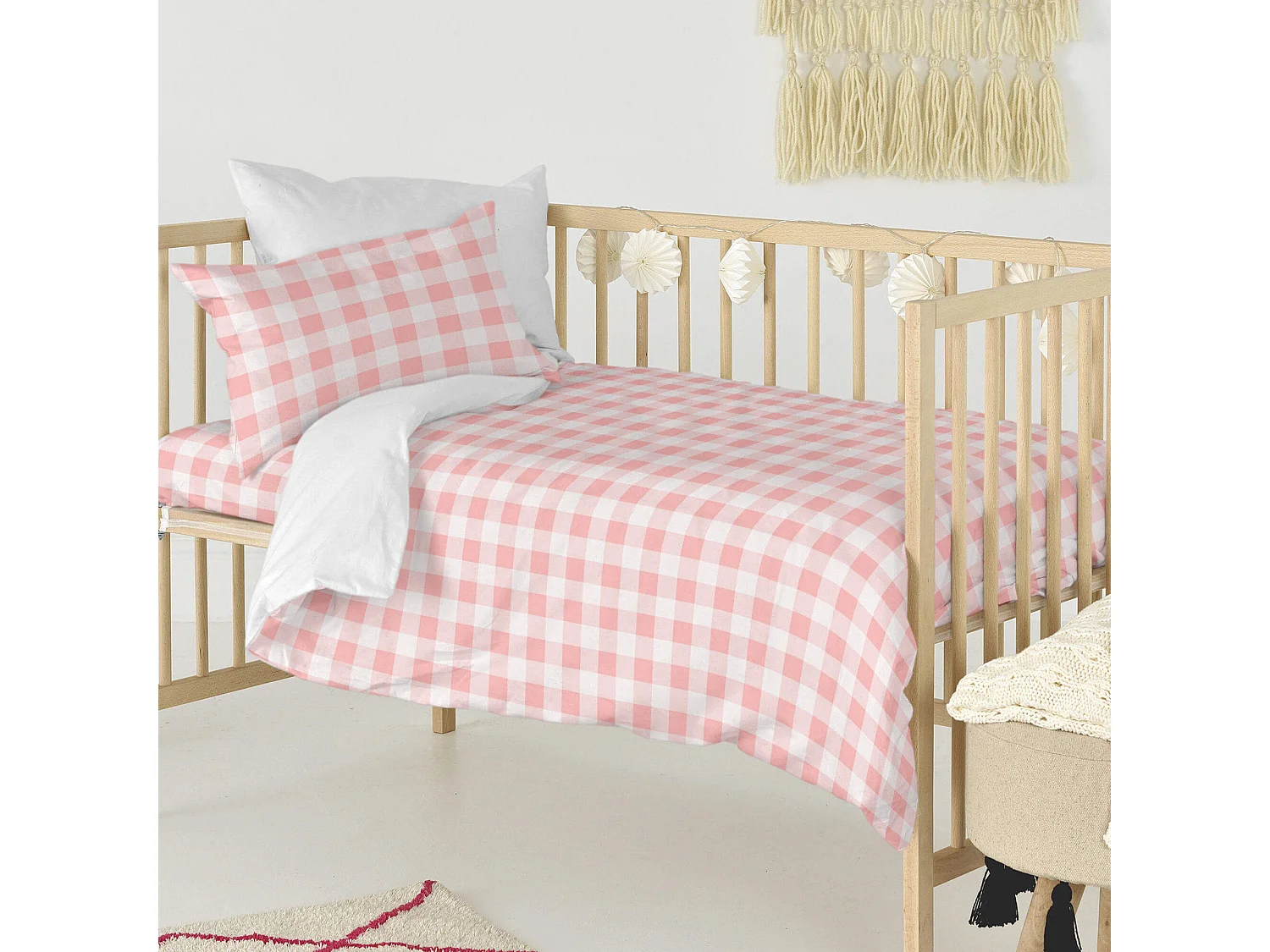 Bettbezug set 2 teiliges 100x135 cm (Kinderbett) Vichy