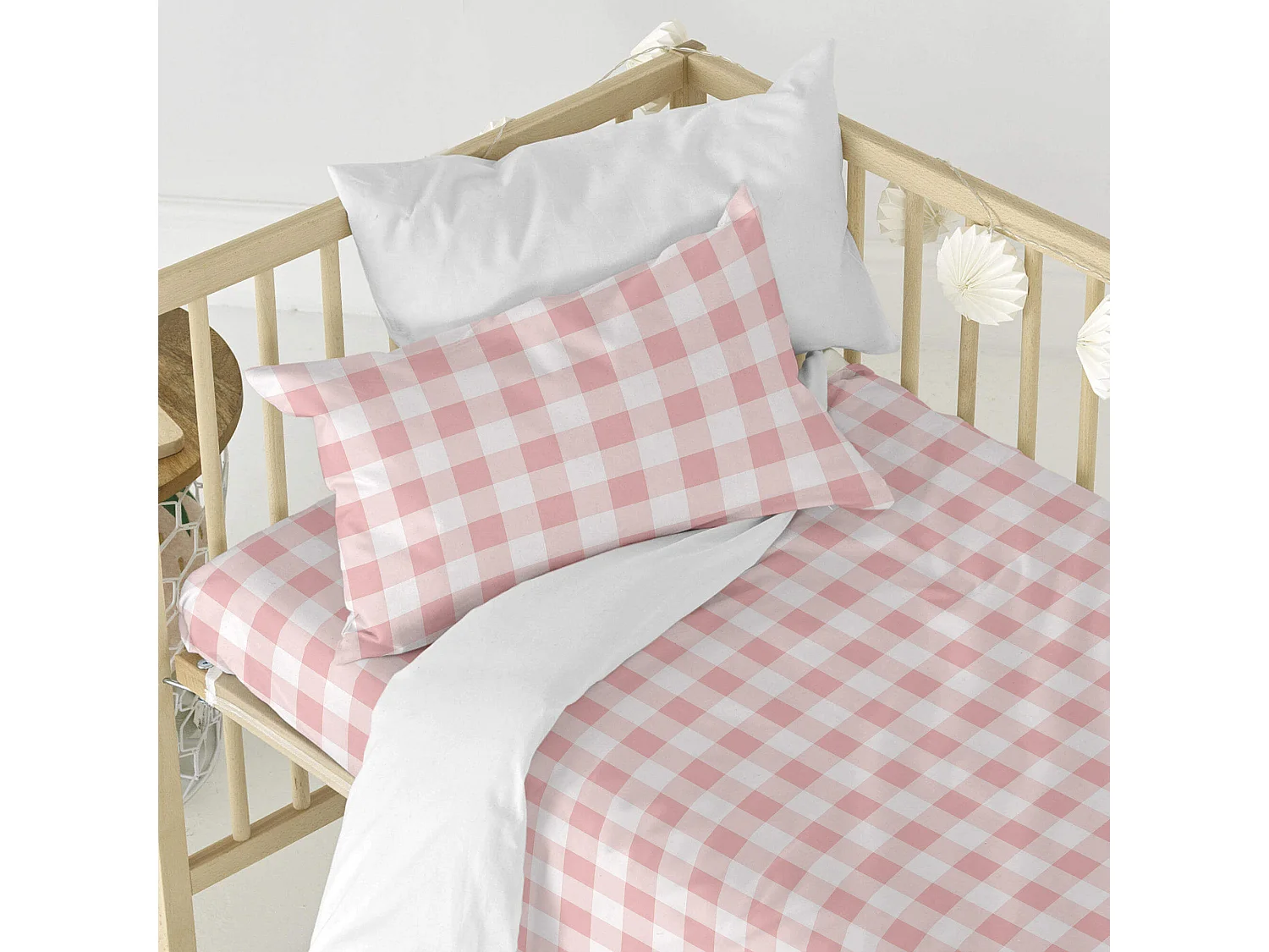 Bettbezug set 2 teiliges 100x135 cm (Kinderbett) Vichy