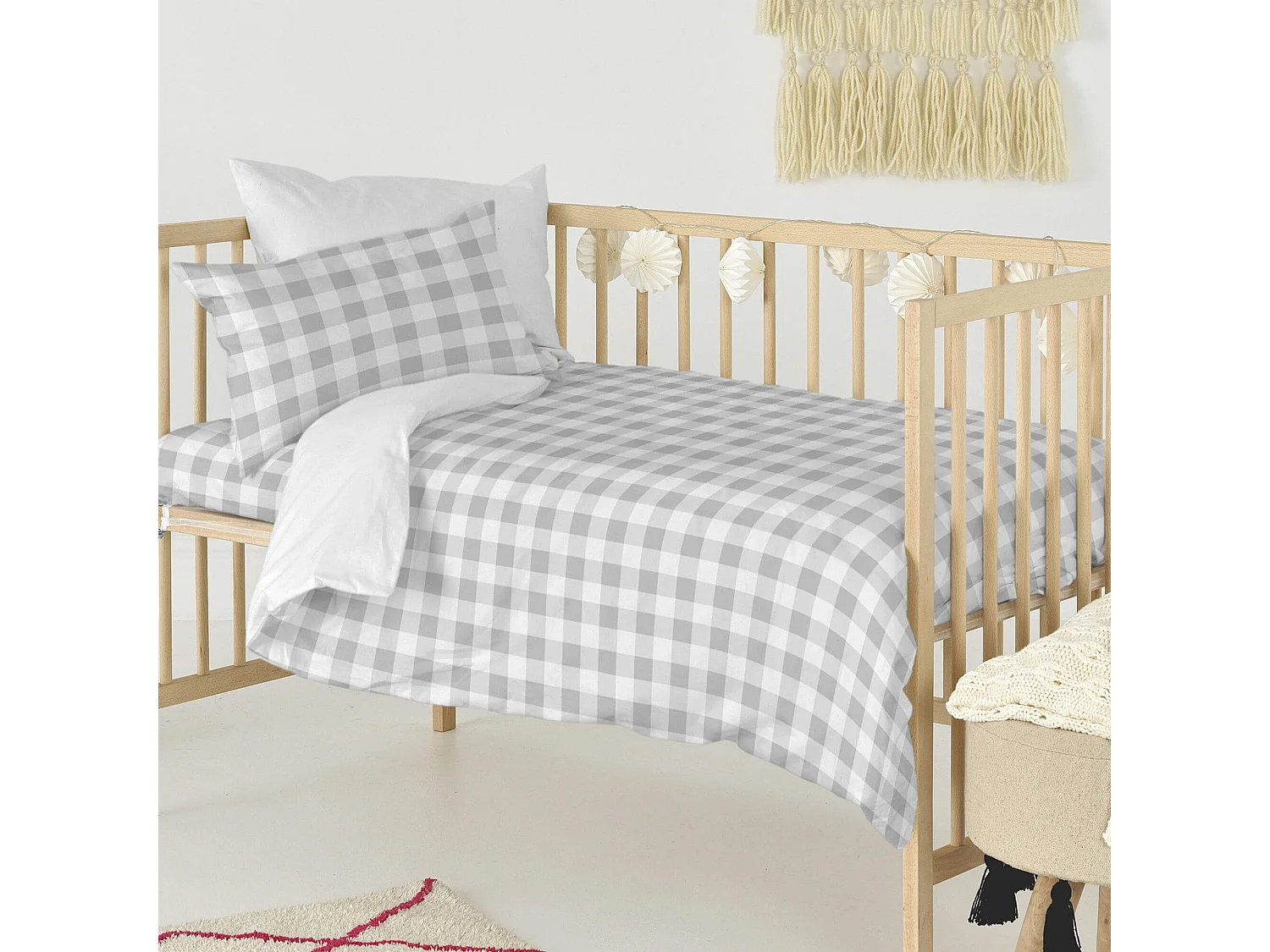 Bettbezug set 2 teiliges 100x135 cm (Kinderbett) Vichy