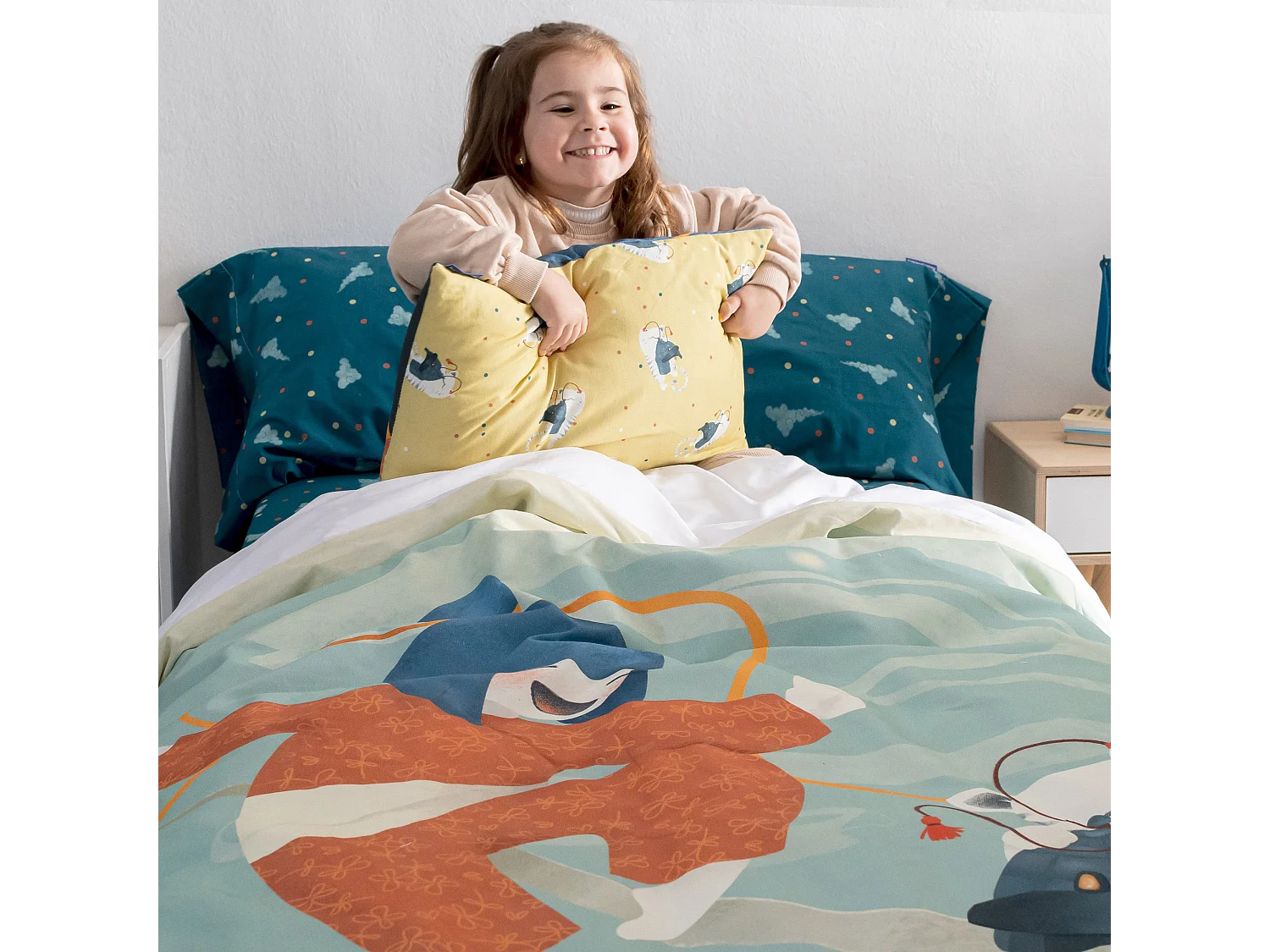 Juego nórdico 2 piezas 140x200 cm (Cama 80) The warrior