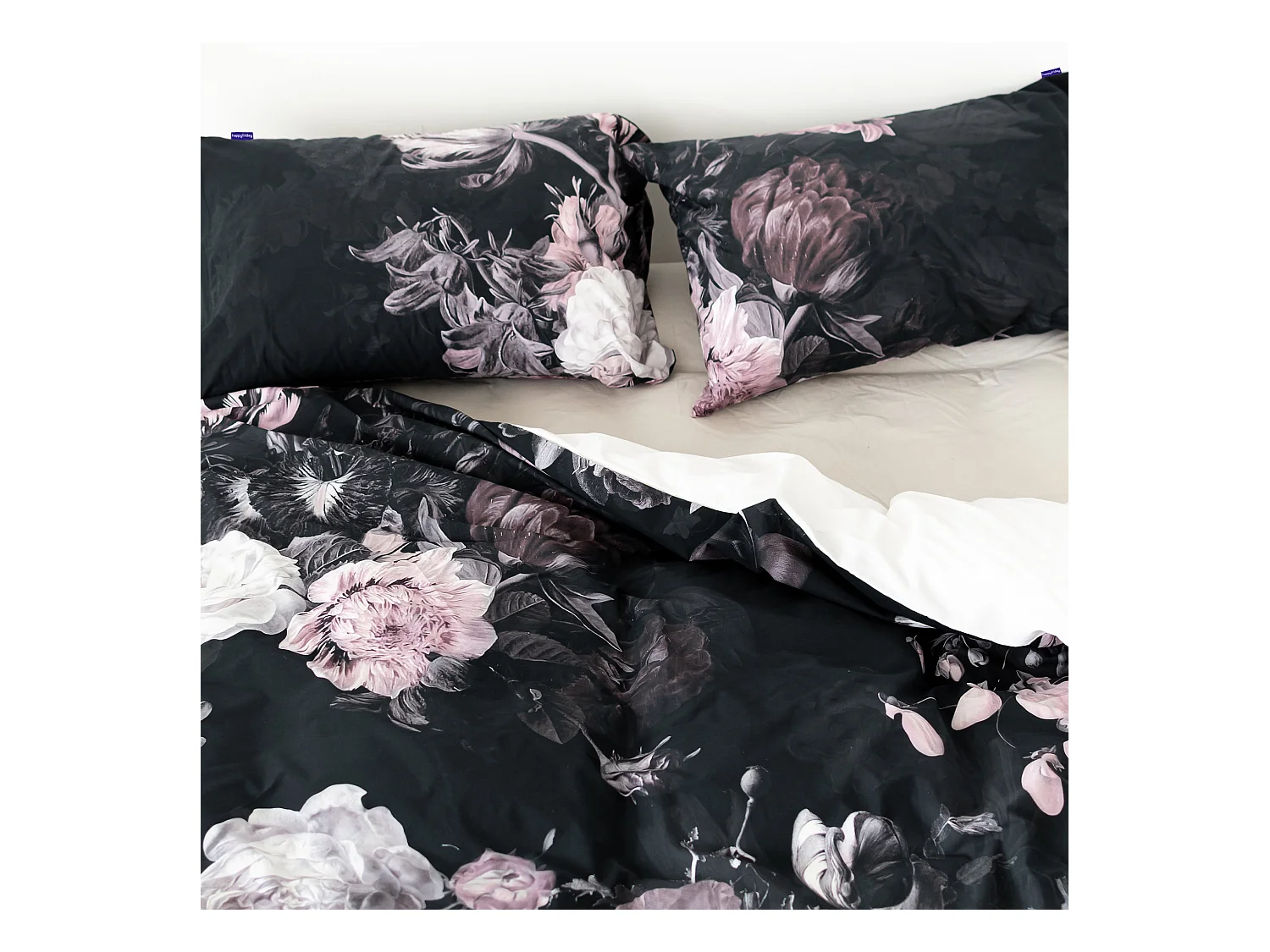 Bettbezug 220x220 cm (Bett 135/140) Onyx