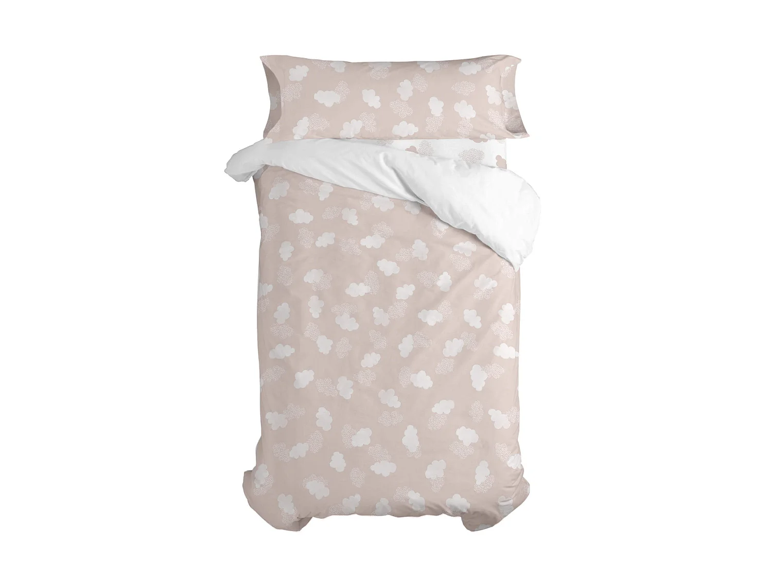 Set copripiumino lettino 2 pezzi 155x220 cm (Letto 80/90) Clouds