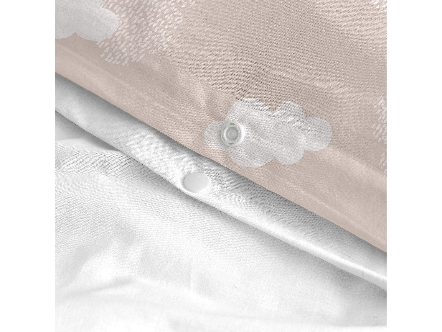 Set copripiumino lettino 2 pezzi 155x220 cm (Letto 80/90) Clouds