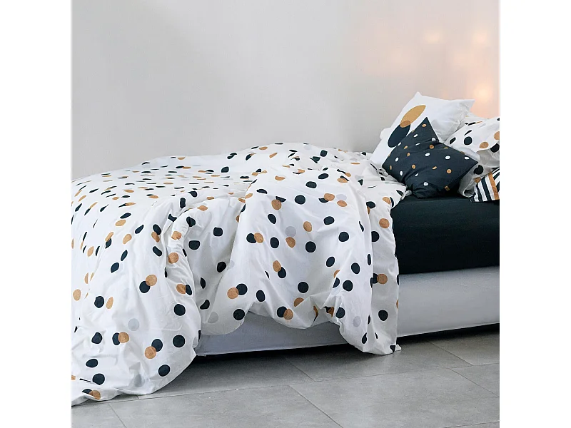 Bettbezug 200x200 cm (Bett 120) Golden dots