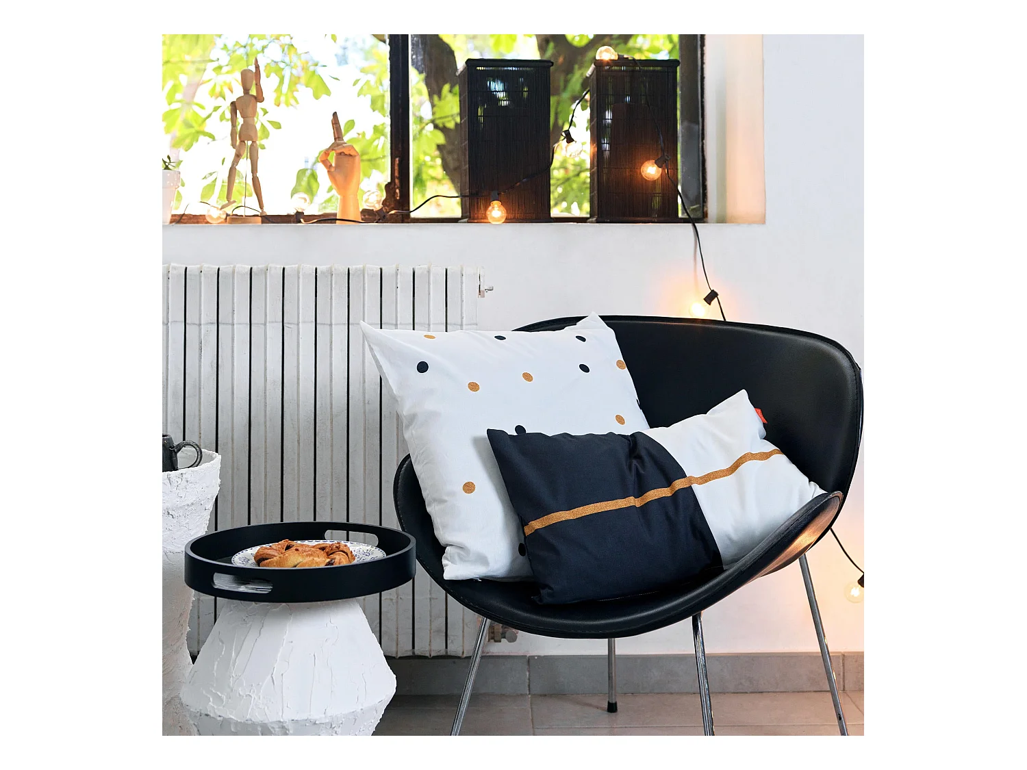 Copripiumino 200x200 cm (Letto 120) Golden dots