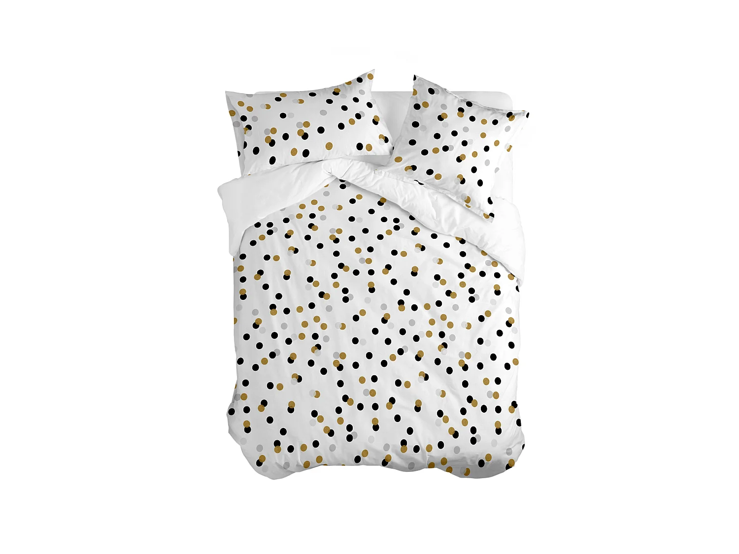 Copripiumino 200x200 cm (Letto 120) Golden dots