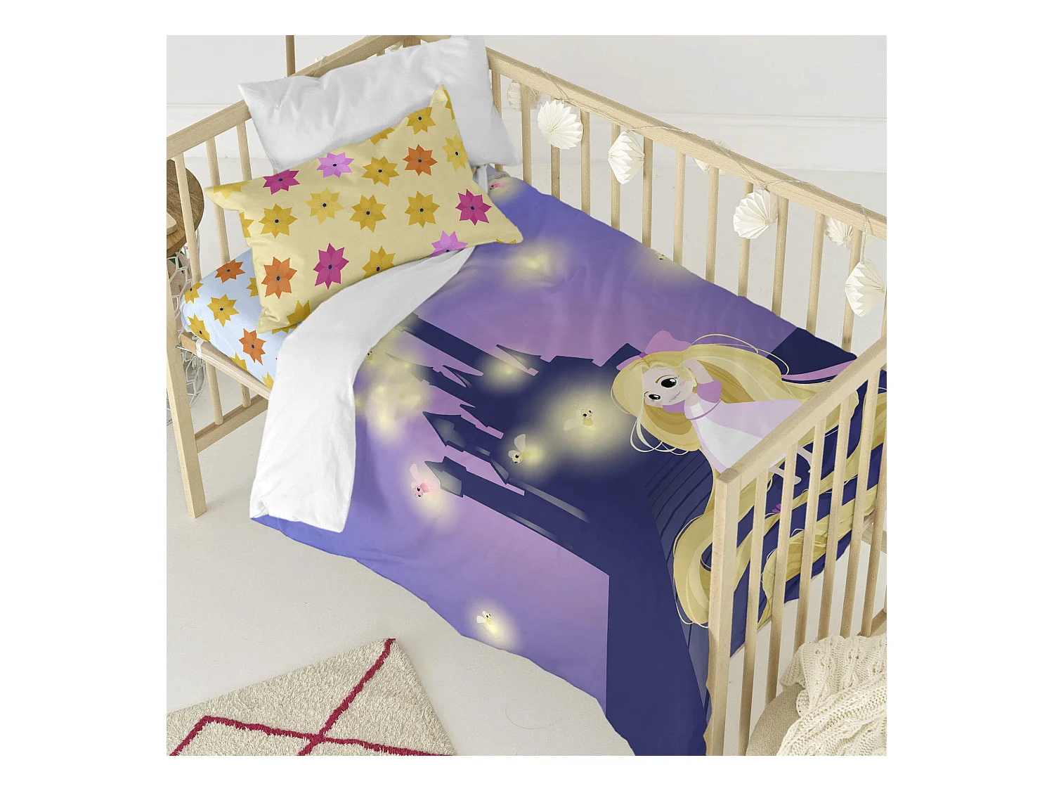 Dekbedovertrekset 2-delig 100x135 cm (Ledikant) Long braid