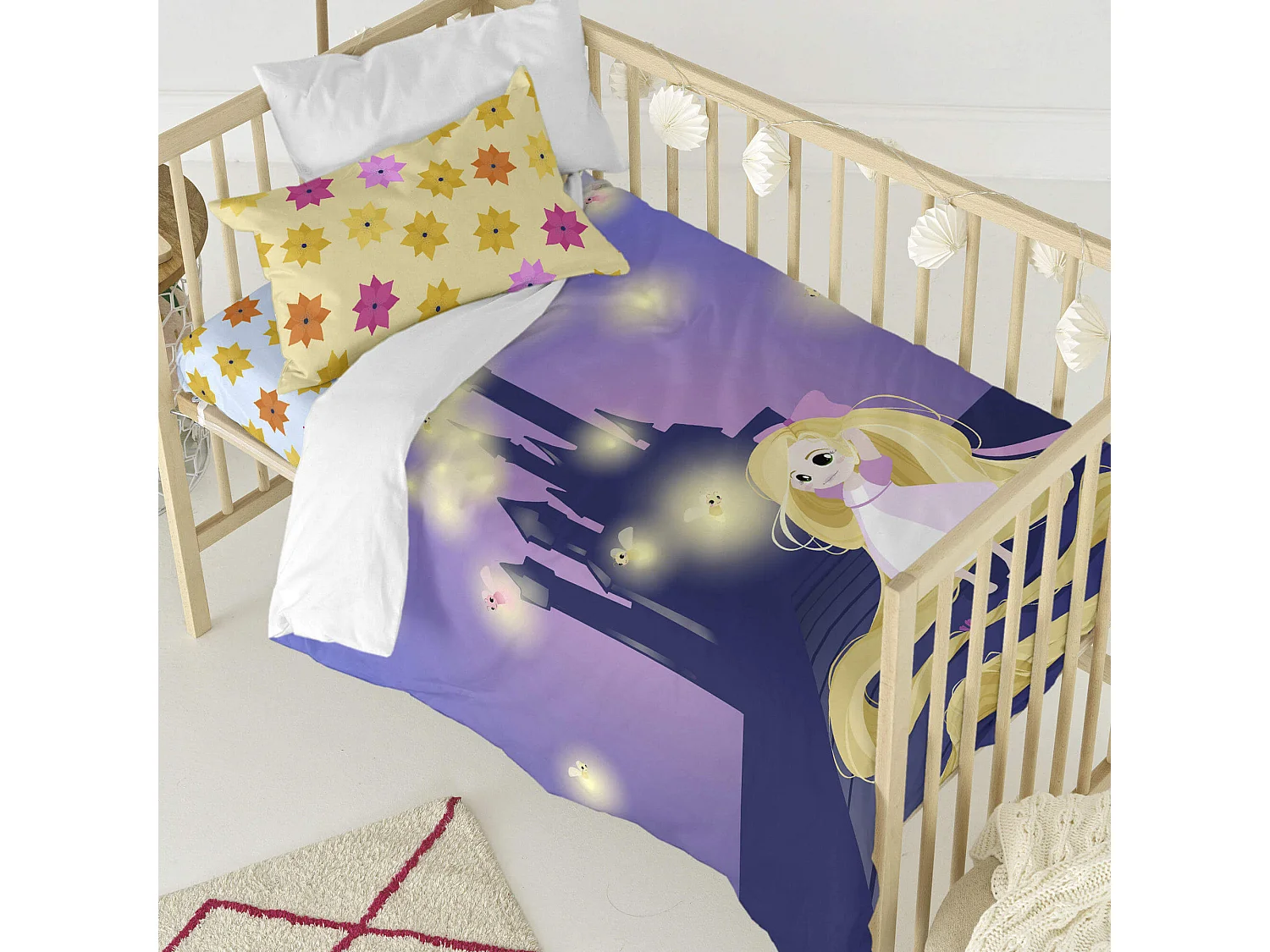 Dekbedovertrekset 2-delig 100x135 cm (Ledikant) Long braid