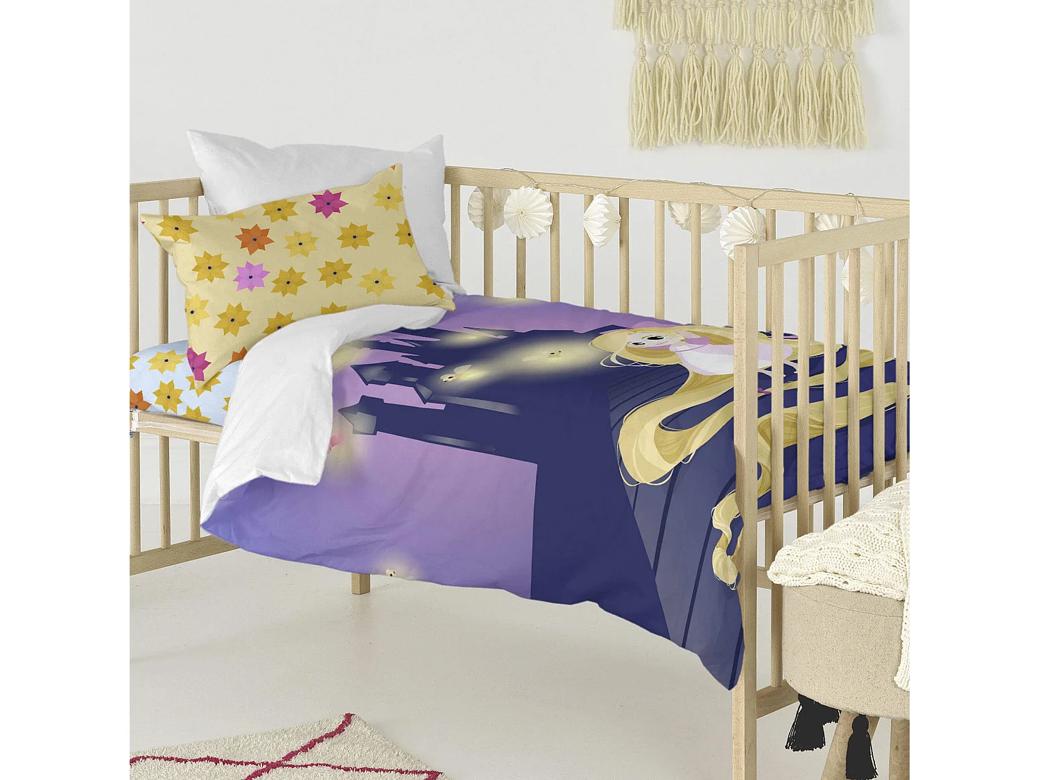 Dekbedovertrekset 2-delig 100x135 cm (Ledikant) Long braid