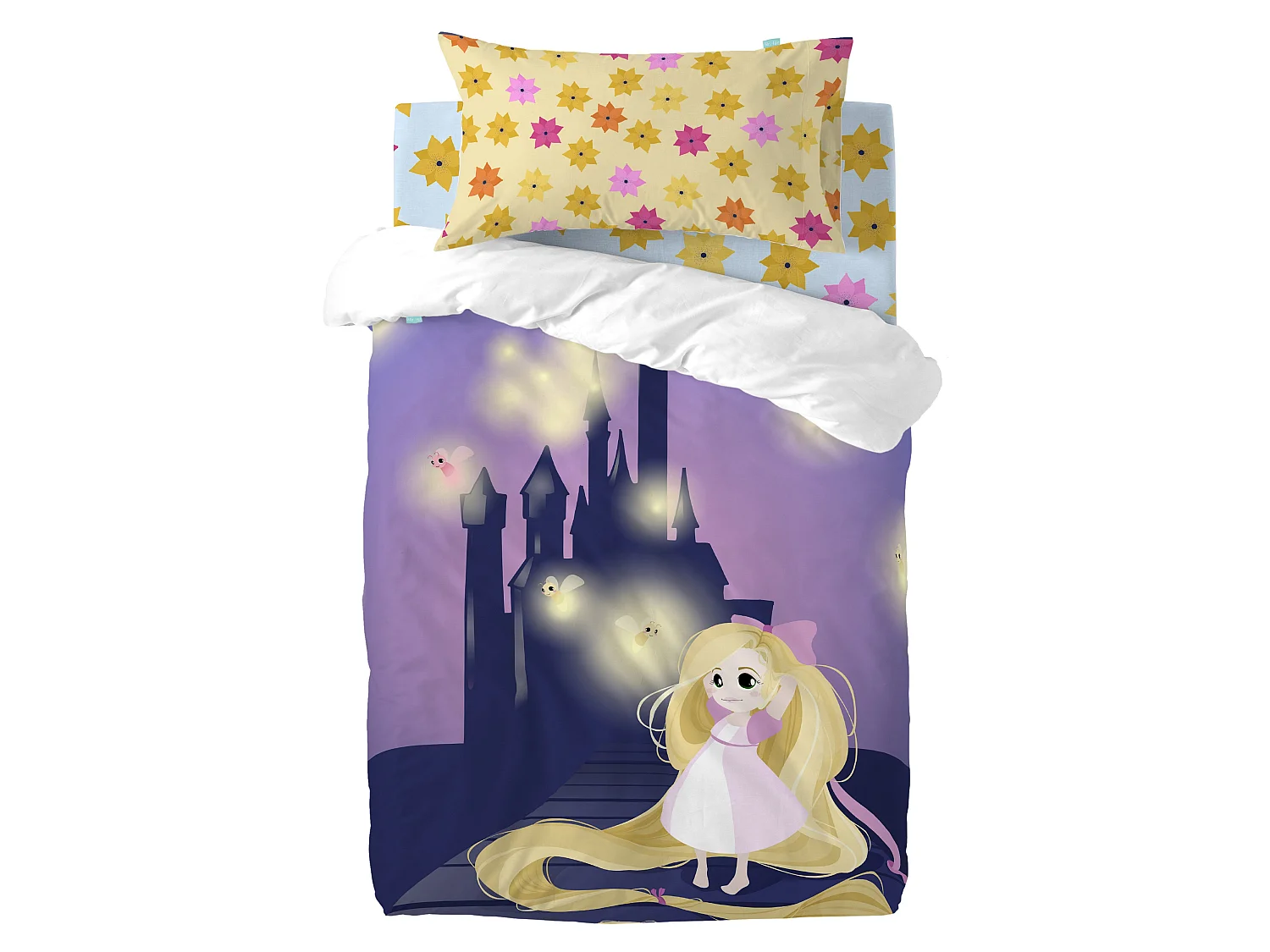 Dekbedovertrekset 2-delig 100x135 cm (Ledikant) Long braid