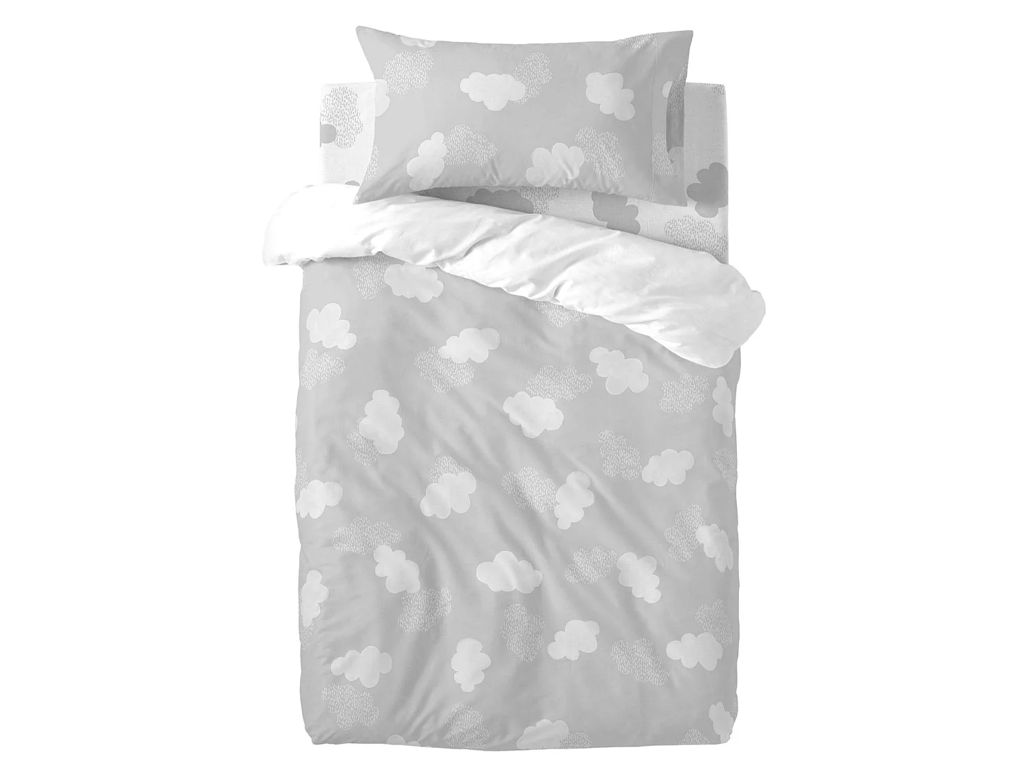 Bettbezug set 2 teiliges 100x135 cm (Kinderbett) Clouds