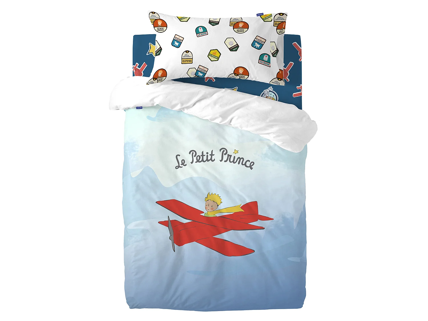 Dekbedovertrekset 2-delig 100x135 cm (Ledikant) Son avion