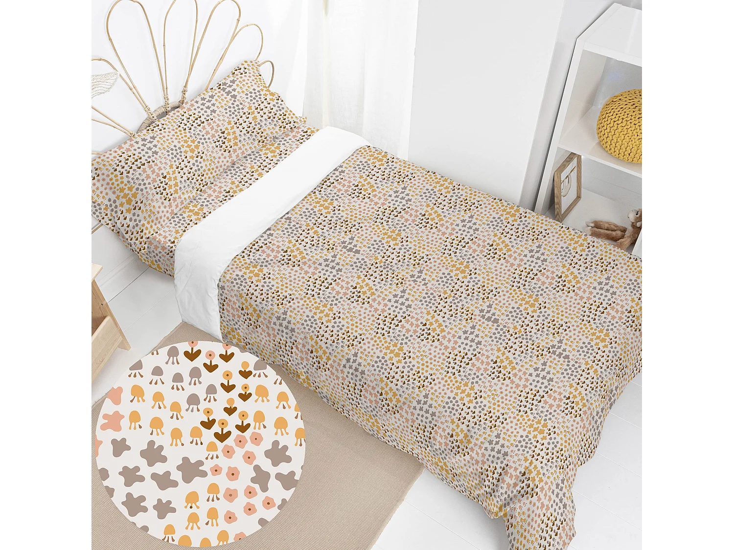 Juego nórdico 2 piezas 155x220 cm (Cama 80/90) Autumn