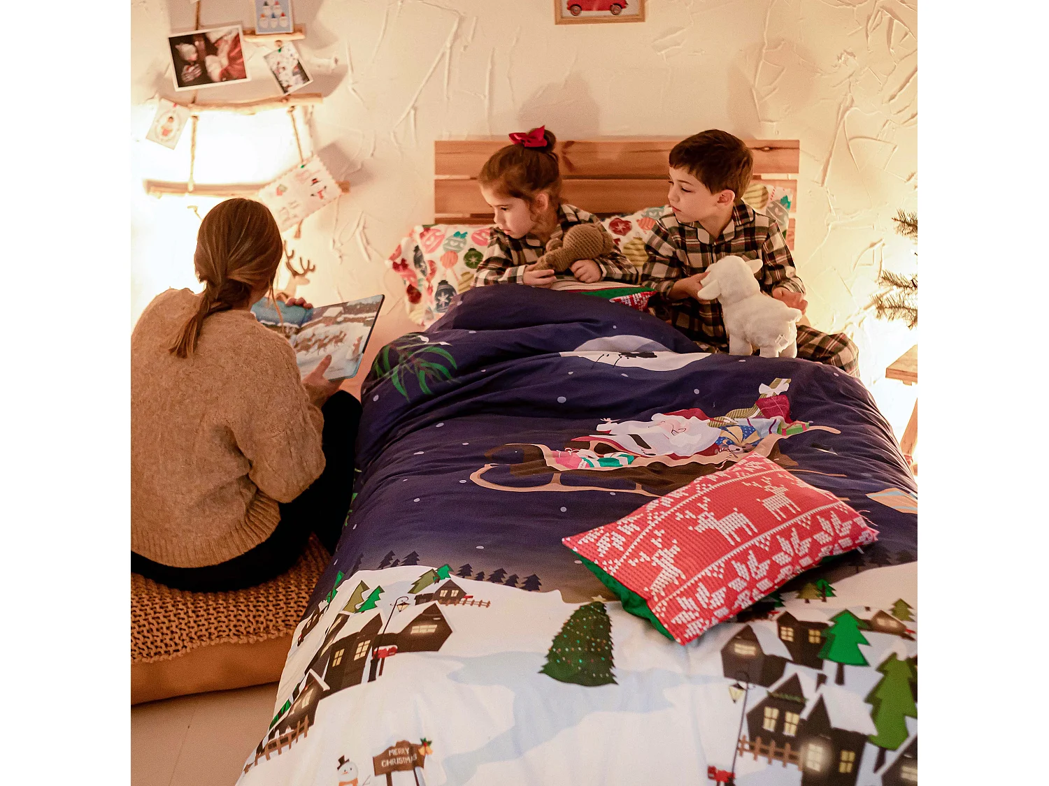 Jogo nórdico 2 piezas 155x220 cm (Cama 80/90) Merry christmas