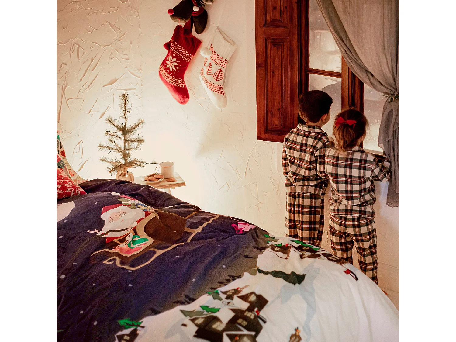 Jogo nórdico 2 piezas 155x220 cm (Cama 80/90) Merry christmas