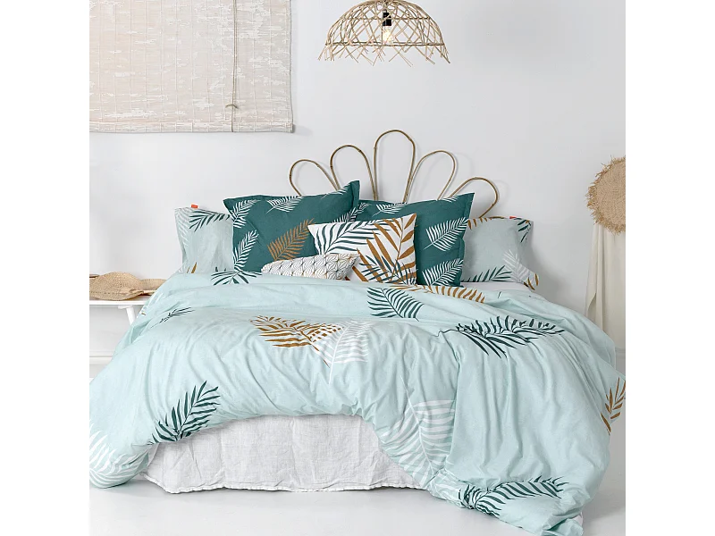 Funda nórdica 155x220 cm (Cama 80/90) Foliage mint