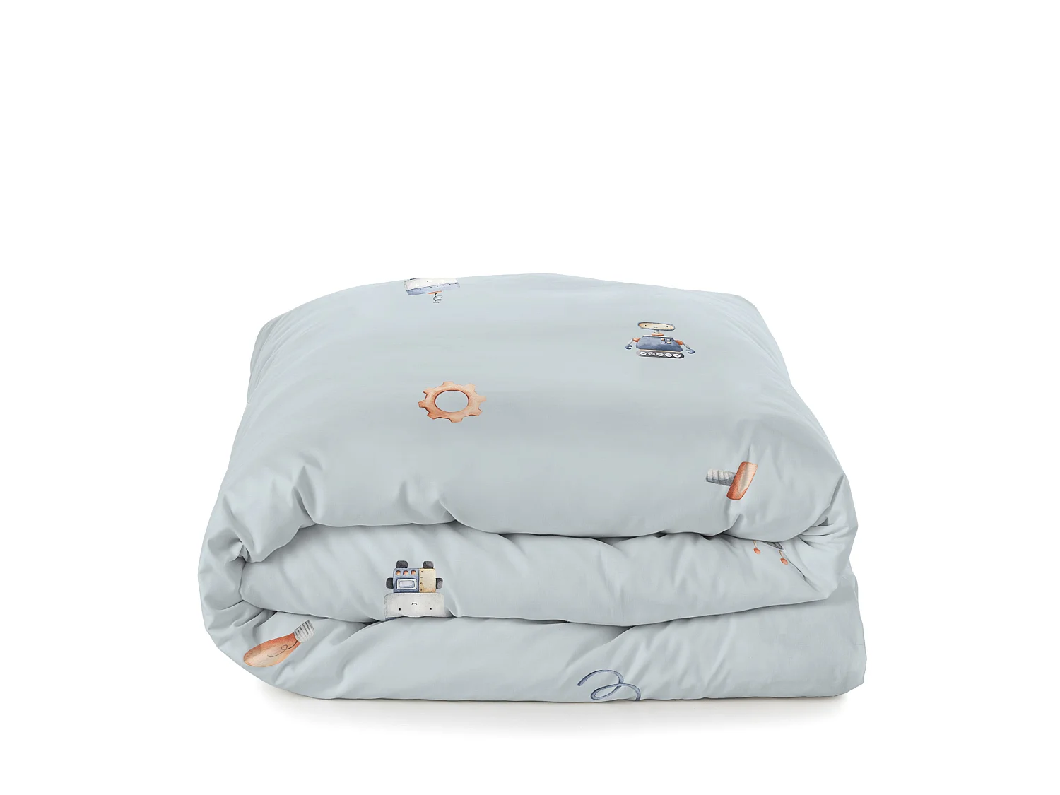 Dekbedovertrekset 2-delig 140x200 cm (Bed 80) Nut