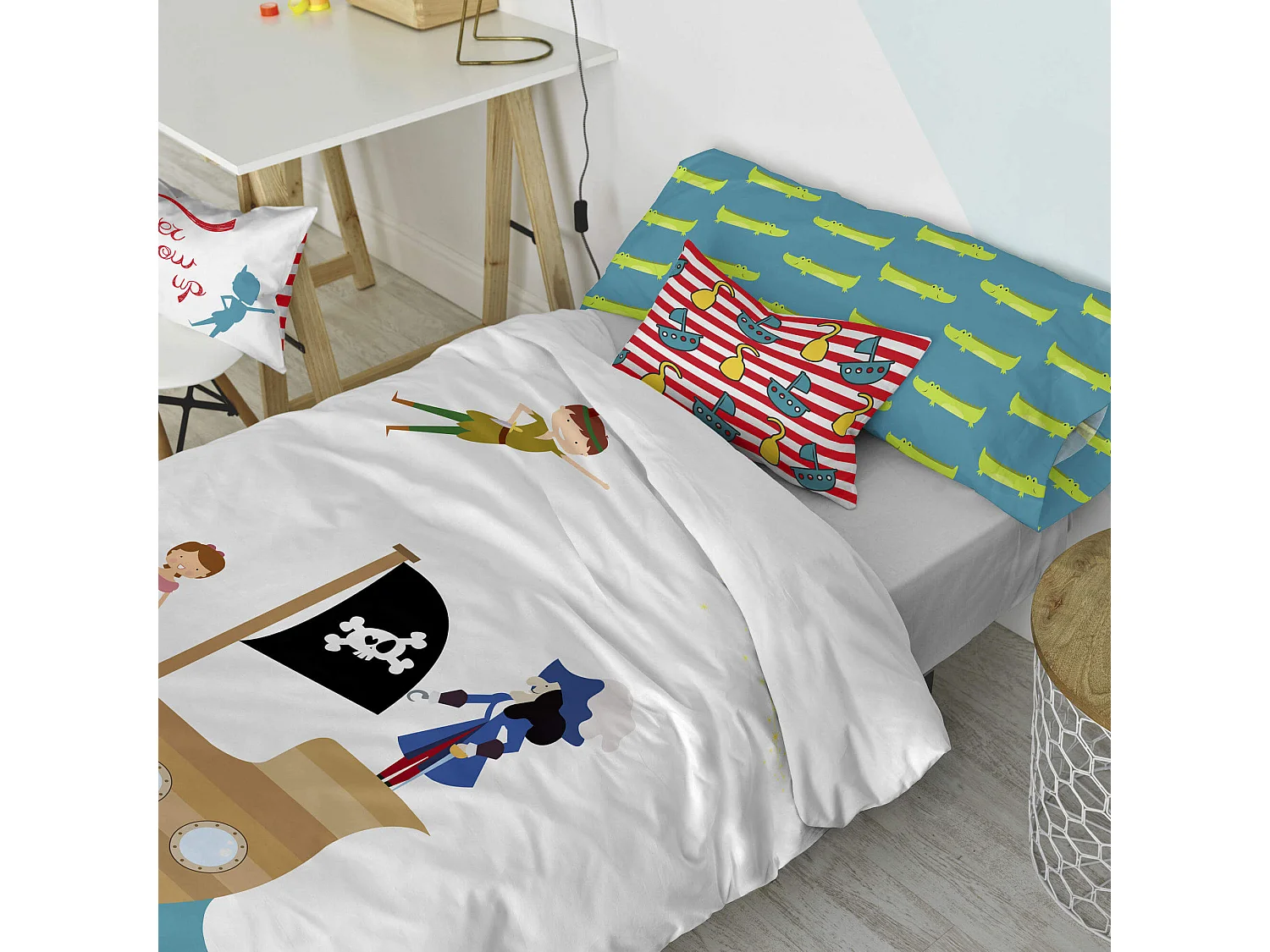 Parure housse de couette 2 pièces 155x220 cm (Lit 80/90) Flying boy