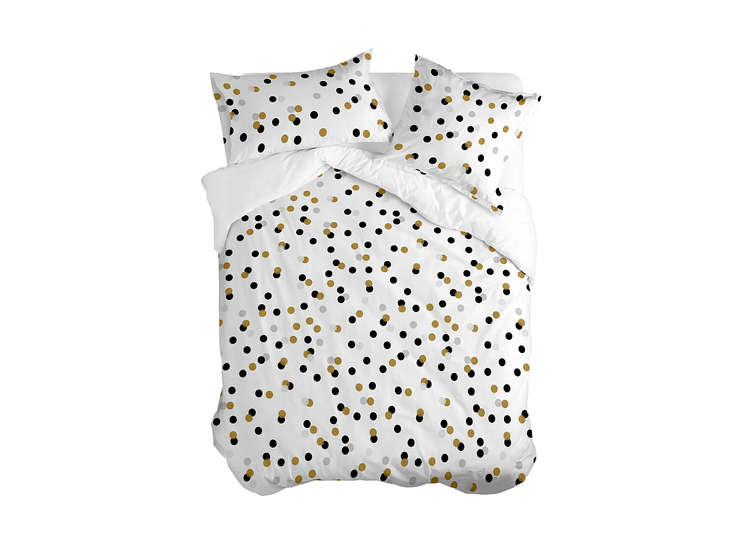 Housse de couette 180x220 cm (Lit 105) Golden dots